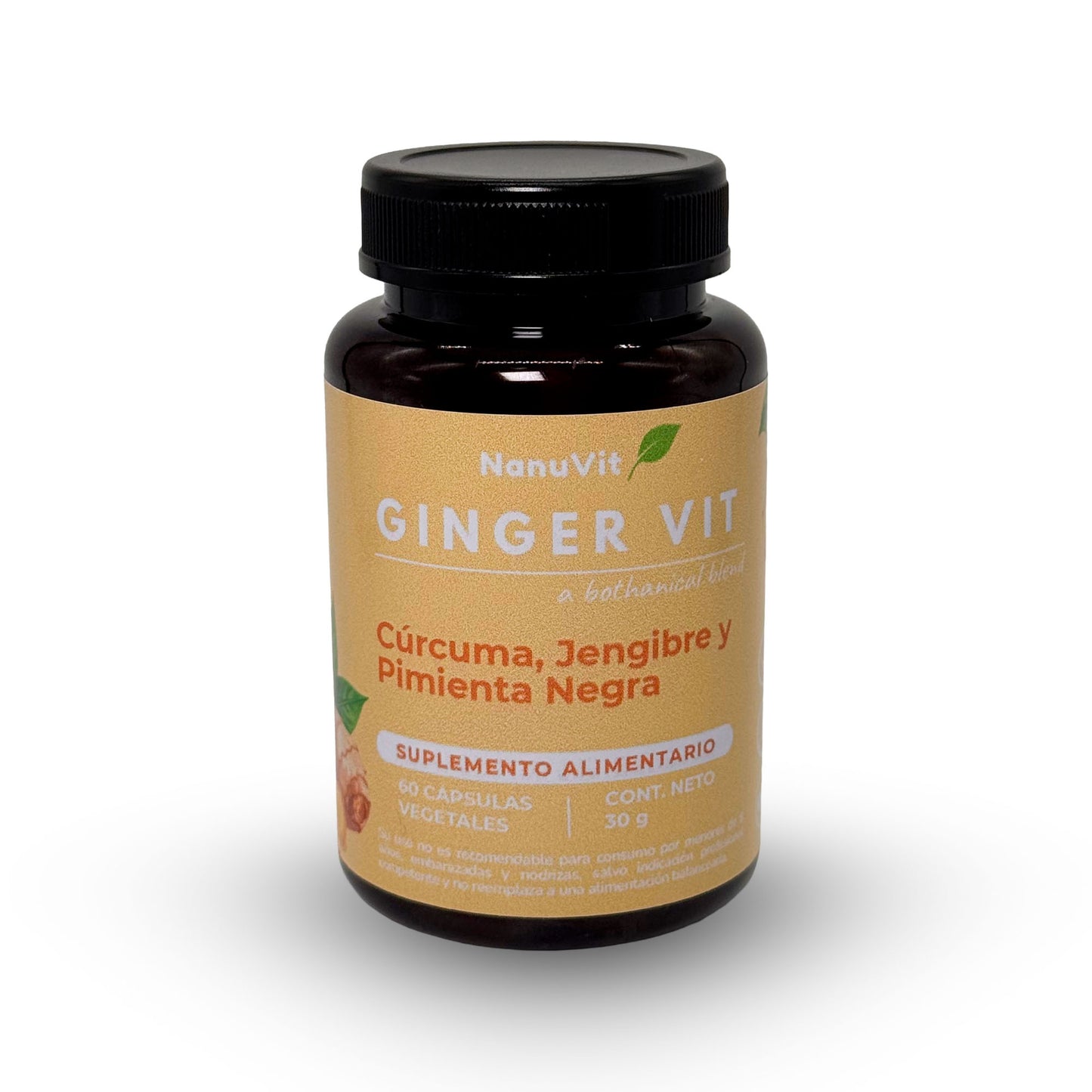 Ginger Vit - 60 cápsulas vegetales