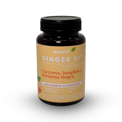 Ginger Vit - 60 cápsulas vegetales