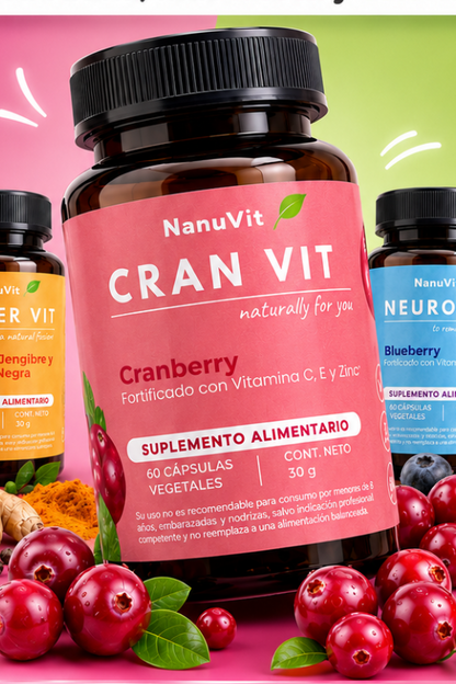 Cran Vit - 60 cápsulas vegetales
