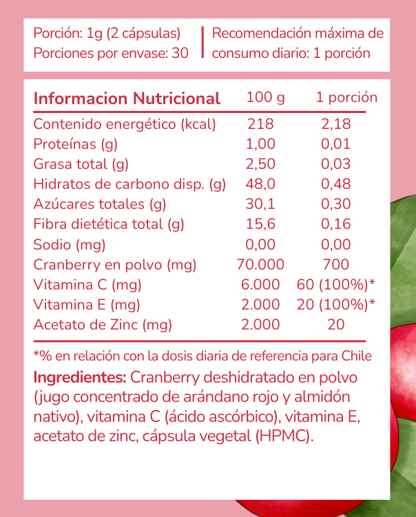 Cran Vit - 60 cápsulas vegetales