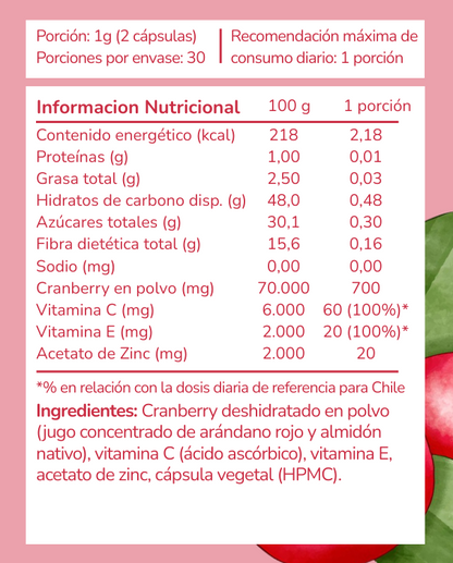 Cran Vit - 60 cápsulas vegetales