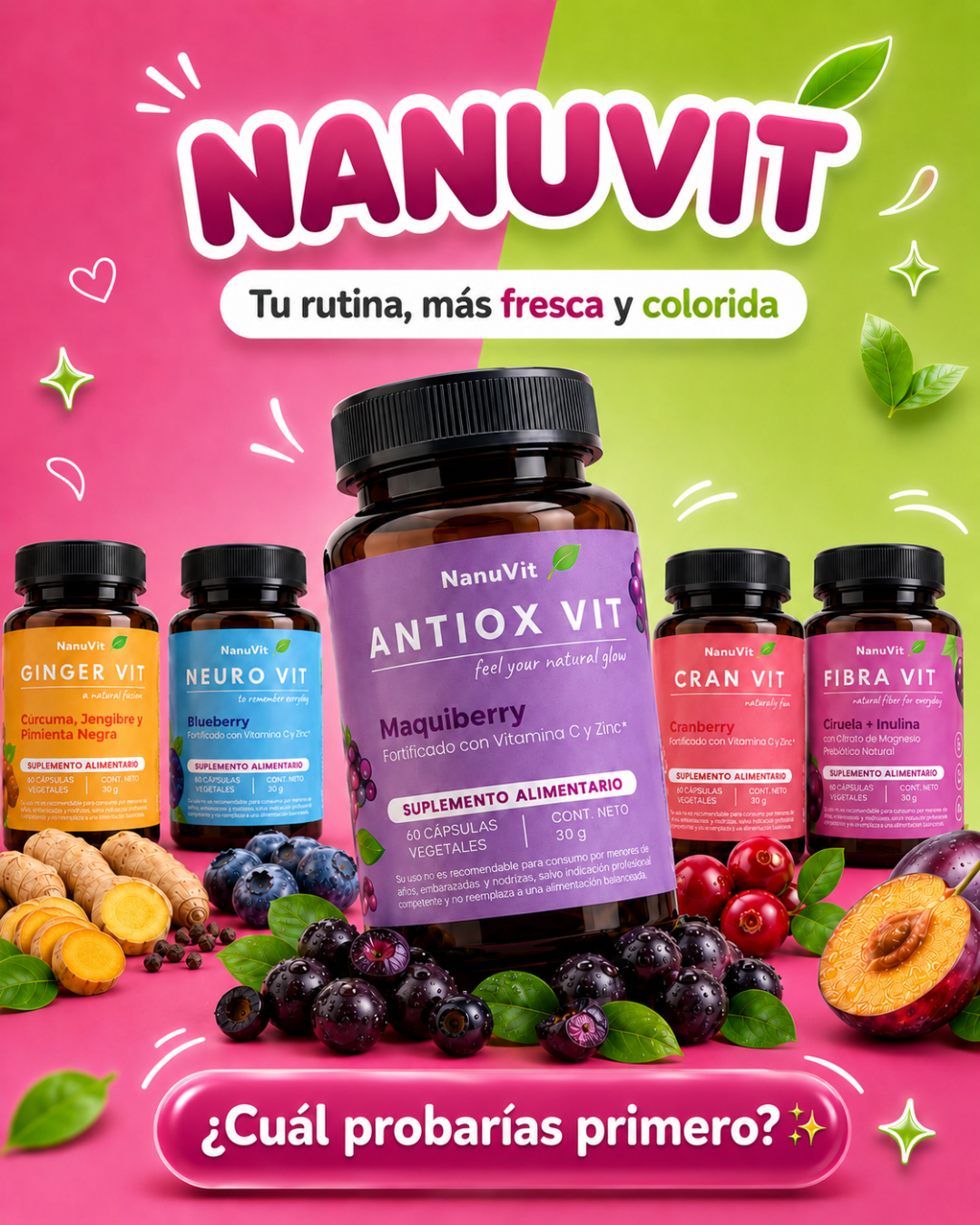 Antiox Vit - 60 cápsulas vegetales