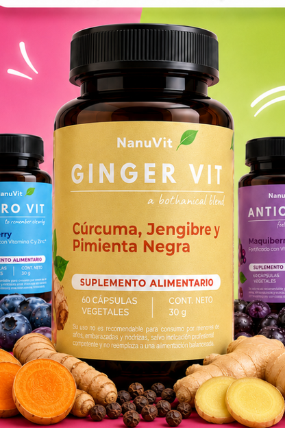 Ginger Vit - 60 cápsulas vegetales