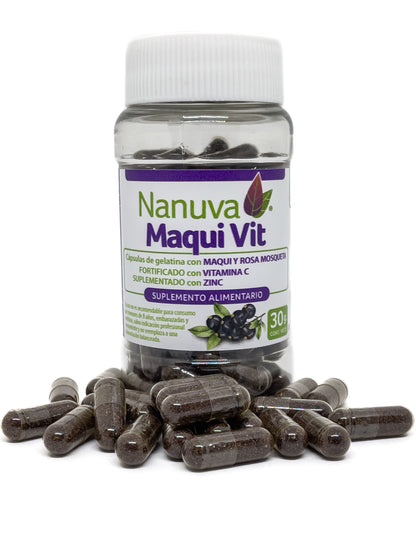 Cápsulas Maqui Nanuva