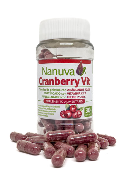 Cápsulas Cranberry Nanuva